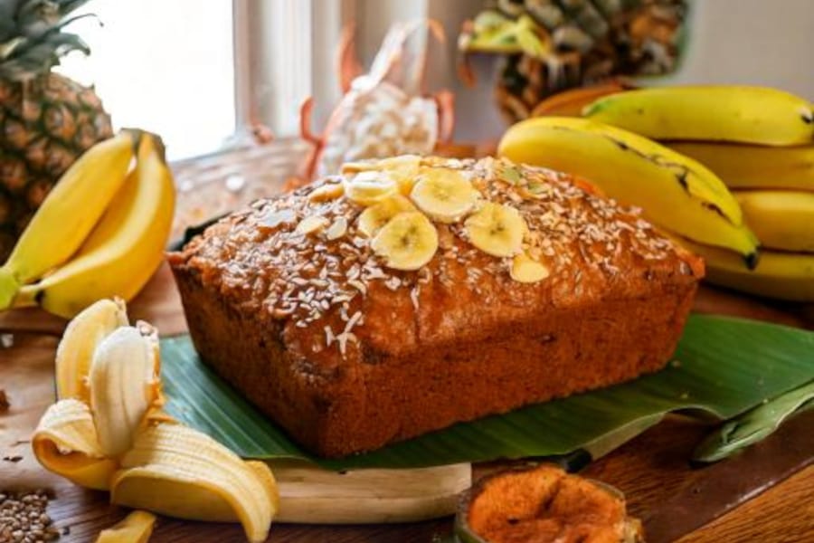 Hawaiian banana bread